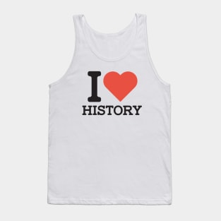 I Love History Tank Top